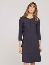 Kleid in A-Linie - Frauen - navy structured design Kleid in A-Linie - Frauen - navy structured design - 1 - TOM TAILOR