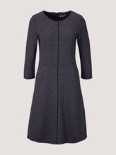 Kleid in A-Linie - Frauen - navy structured design Kleid in A-Linie - Frauen - navy structured design - 7 - TOM TAILOR