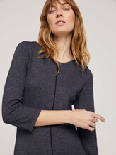Kleid in A-Linie - Frauen - navy structured design Kleid in A-Linie - Frauen - navy structured design - 9 - TOM TAILOR