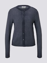 Kurzer Cardigan mit Knopfleiste - Frauen - Sky Captain Blue Kurzer Cardigan mit Knopfleiste - Frauen - Sky Captain Blue - 7 - TOM TAILOR