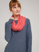 Gemusterter Schlauchschal - Frauen - strong peach tone Gemusterter Schlauchschal - Frauen - strong peach tone - 5 - TOM TAILOR