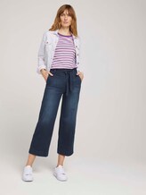 Gestreiftes T-Shirt mit Bio-Baumwolle - Frauen - lilac offwhite stripe Gestreiftes T-Shirt mit Bio-Baumwolle - Frauen - lilac offwhite stripe - 3 - TOM TAILOR