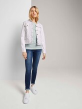 Gestreiftes Shirt - Frauen - white green small stripe Gestreiftes Shirt - Frauen - white green small stripe - 3 - TOM TAILOR