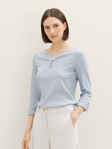 Gestreiftes T-Shirt mit Bio-Baumwolle - Frauen - offwhite navy small stripe Gestreiftes T-Shirt mit Bio-Baumwolle - Frauen - offwhite navy small stripe - 5 - TOM TAILOR