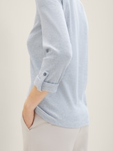 Gestreiftes T-Shirt mit Bio-Baumwolle - Frauen - offwhite navy small stripe Gestreiftes T-Shirt mit Bio-Baumwolle - Frauen - offwhite navy small stripe - 9 - TOM TAILOR