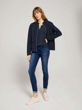 Henley T-Shirt im Materialmix - Frauen - Sky Captain Blue Henley T-Shirt im Materialmix - Frauen - Sky Captain Blue - 3 - TOM TAILOR