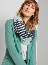 Schlauchschal mit Prints - Frauen - soft leaf green Schlauchschal mit Prints - Frauen - soft leaf green - 5 - TOM TAILOR