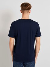Basic T-Shirt mit Bio-Baumwolle - Männer - Sky Captain Blue Basic T-Shirt mit Bio-Baumwolle - Männer - Sky Captain Blue - 2 - TOM TAILOR Denim