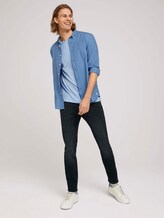 Basic T-Shirt mit Bio-Baumwolle - Männer - Foggy Blue Basic T-Shirt mit Bio-Baumwolle - Männer - Foggy Blue - 3 - TOM TAILOR Denim