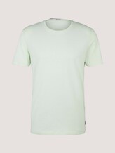Basic T-Shirt mit Bio-Baumwolle - Männer - smooth green Basic T-Shirt mit Bio-Baumwolle - Männer - smooth green - 7 - TOM TAILOR Denim