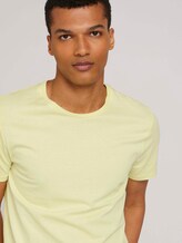 Basic T-Shirt mit Bio-Baumwolle - Männer - cream yellow Basic T-Shirt mit Bio-Baumwolle - Männer - cream yellow - 9 - TOM TAILOR Denim