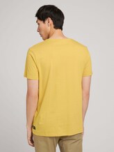Basic T-Shirt mit Bio-Baumwolle - Männer - golden ochre Basic T-Shirt mit Bio-Baumwolle - Männer - golden ochre - 2 - TOM TAILOR Denim