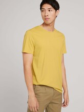 Basic T-Shirt mit Bio-Baumwolle - Männer - golden ochre Basic T-Shirt mit Bio-Baumwolle - Männer - golden ochre - 5 - TOM TAILOR Denim
