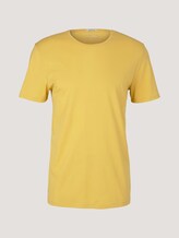 Basic T-Shirt mit Bio-Baumwolle - Männer - golden ochre Basic T-Shirt mit Bio-Baumwolle - Männer - golden ochre - 7 - TOM TAILOR Denim