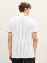 gemustertes Poloshirt - Männer - white regular dot print gemustertes Poloshirt - Männer - white regular dot print - 2 - TOM TAILOR Denim