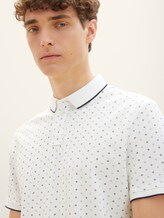 gemustertes Poloshirt - Männer - white regular dot print gemustertes Poloshirt - Männer - white regular dot print - 9 - TOM TAILOR Denim
