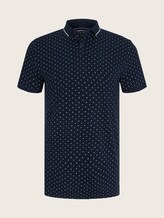 gemustertes Poloshirt - Männer - navy regular dot print gemustertes Poloshirt - Männer - navy regular dot print - 7 - TOM TAILOR Denim