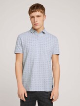 gemustertes Poloshirt - Männer - grey regular dot print gemustertes Poloshirt - Männer - grey regular dot print - 1 - TOM TAILOR Denim