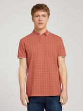 gemustertes Poloshirt - Männer - red regular dot print gemustertes Poloshirt - Männer - red regular dot print - 1 - TOM TAILOR Denim