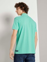 gemustertes Poloshirt - Männer - jade green regular dot print gemustertes Poloshirt - Männer - jade green regular dot print - 2 - TOM TAILOR Denim