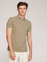 poloshirt met dessin - Mannen - silver olive regular dot print poloshirt met dessin - Mannen - silver olive regular dot print - 5 - TOM TAILOR Denim