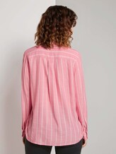 Gestreifte Hemdbluse - Frauen - peach stripe vertical Gestreifte Hemdbluse - Frauen - peach stripe vertical - 2 - TOM TAILOR
