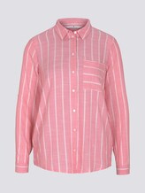 Gestreifte Hemdbluse - Frauen - peach stripe vertical Gestreifte Hemdbluse - Frauen - peach stripe vertical - 7 - TOM TAILOR