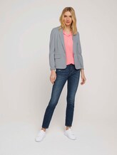 Gemusterte Bluse mit LENZING™ ECOVERO™ - Frauen - peach white minimal design Gemusterte Bluse mit LENZING™ ECOVERO™ - Frauen - peach white minimal design - 3 - TOM TAILOR