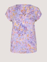 Gemusterte Bluse mit LENZING™ ECOVERO™ - Frauen - lilac yellow flower design Gemusterte Bluse mit LENZING™ ECOVERO™ - Frauen - lilac yellow flower design - 7 - TOM TAILOR