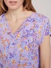Gemusterte Bluse mit LENZING™ ECOVERO™ - Frauen - lilac yellow flower design Gemusterte Bluse mit LENZING™ ECOVERO™ - Frauen - lilac yellow flower design - 9 - TOM TAILOR