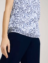 Gemusterte Bluse mit LENZING™ ECOVERO™ - Frauen - offwhite-flower-design Gemusterte Bluse mit LENZING™ ECOVERO™ - Frauen - offwhite-flower-design - 10 - TOM TAILOR