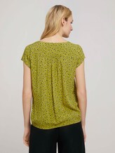 Gemusterte Bluse mit LENZING™ ECOVERO™ - Frauen - green geometrical design Gemusterte Bluse mit LENZING™ ECOVERO™ - Frauen - green geometrical design - 2 - TOM TAILOR