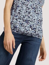 Gemusterte Bluse mit LENZING™ ECOVERO™ - Frauen - navy colorful floral design Gemusterte Bluse mit LENZING™ ECOVERO™ - Frauen - navy colorful floral design - 9 - TOM TAILOR