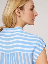 Gestreifte Kurzarm Hemdbluse - Frauen - blue offwhite vertical stripe Gestreifte Kurzarm Hemdbluse - Frauen - blue offwhite vertical stripe - 9 - TOM TAILOR