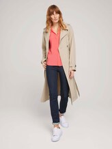 Kurzarmbluse mit Kragen - Frauen - strong peach tone Kurzarmbluse mit Kragen - Frauen - strong peach tone - 3 - TOM TAILOR