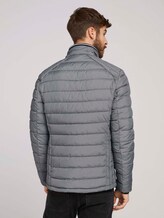 Lightweight Steppjacke mit Stehkragen - Männer - grey twill structure Lightweight Steppjacke mit Stehkragen - Männer - grey twill structure - 2 - TOM TAILOR
