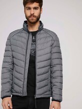 Lightweight Steppjacke mit Stehkragen - Männer - grey twill structure Lightweight Steppjacke mit Stehkragen - Männer - grey twill structure - 5 - TOM TAILOR