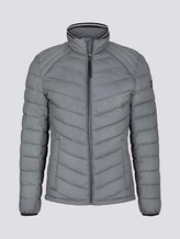 Lightweight Steppjacke mit Stehkragen - Männer - grey twill structure Lightweight Steppjacke mit Stehkragen - Männer - grey twill structure - 7 - TOM TAILOR