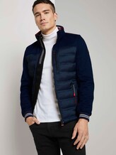 Hybrid Steppjacke mit Stehkragen - Männer - Sky Captain Blue Hybrid Steppjacke mit Stehkragen - Männer - Sky Captain Blue - 5 - TOM TAILOR