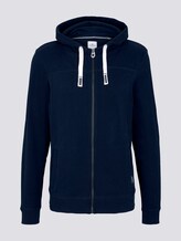 Sweatjacke mit Kapuze - Männer - Sky Captain Blue Sweatjacke mit Kapuze - Männer - Sky Captain Blue - 7 - TOM TAILOR