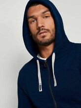 Sweatjacke mit Kapuze - Männer - Sky Captain Blue Sweatjacke mit Kapuze - Männer - Sky Captain Blue - 9 - TOM TAILOR