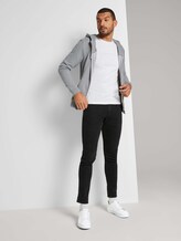 Sweatjacke mit Kapuze - Männer - Middle Grey Melange Sweatjacke mit Kapuze - Männer - Middle Grey Melange - 3 - TOM TAILOR