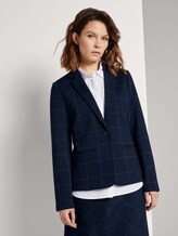 Karierter Blazer - Frauen - navy gridcheck Karierter Blazer - Frauen - navy gridcheck - 1 - TOM TAILOR