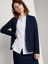 Karierter Blazer - Frauen - navy gridcheck Karierter Blazer - Frauen - navy gridcheck - 5 - TOM TAILOR