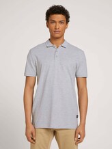 Basic Poloshirt - Männer - Light Stone Grey Melange Basic Poloshirt - Männer - Light Stone Grey Melange - 1 - TOM TAILOR Denim