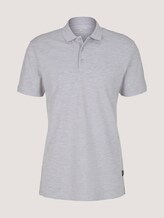 Basic Poloshirt - Männer - Light Stone Grey Melange Basic Poloshirt - Männer - Light Stone Grey Melange - 7 - TOM TAILOR Denim