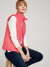 Gesteppte Lightweight Weste - Frauen - Smooth Papaya Red Gesteppte Lightweight Weste - Frauen - Smooth Papaya Red - 5 - TOM TAILOR