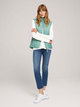Gesteppte Lightweight Weste - Frauen - soft leaf green Gesteppte Lightweight Weste - Frauen - soft leaf green - 3 - TOM TAILOR