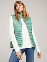 Gesteppte Lightweight Weste - Frauen - soft leaf green Gesteppte Lightweight Weste - Frauen - soft leaf green - 5 - TOM TAILOR