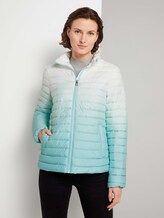 Lightweight Steppjacke mit Farbverlauf - Frauen - light pool blue Lightweight Steppjacke mit Farbverlauf - Frauen - light pool blue - 1 - TOM TAILOR